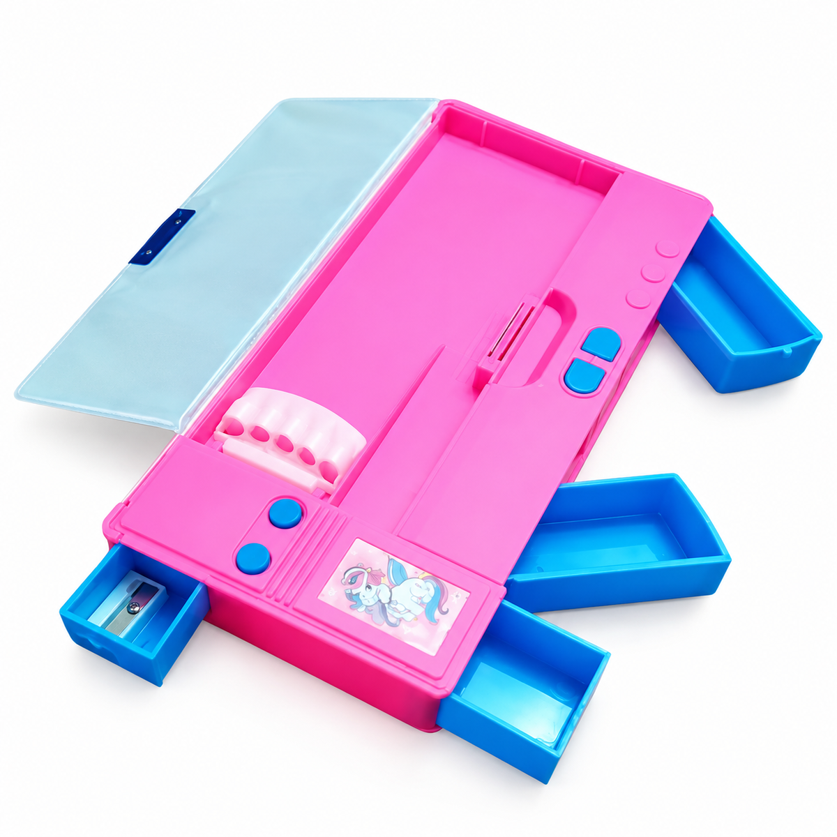 Multi-Function Stationery Organizer Box for Kids